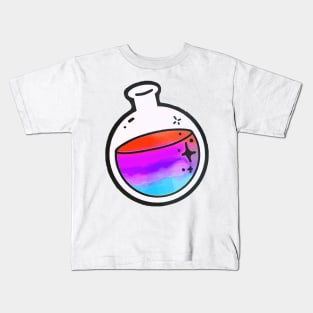 Colourful Round Bottom Flask Chemistry laboratory Kids T-Shirt